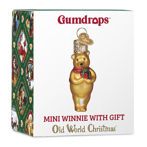 Mini Winnie With Gift Ornament