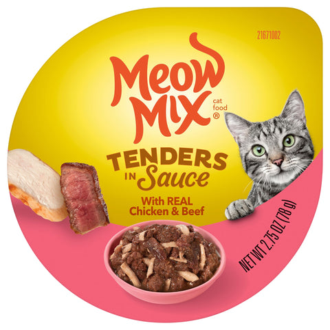 Meow Mix Tender Favorites Chicken & Beef 2.75 OZ