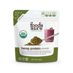 Foods Alive Hemp Protein Powder - 8 OZ 6 Pack