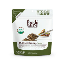 Foods Alive Toasted Hemp Seeds - 12 OZ 6 Pack