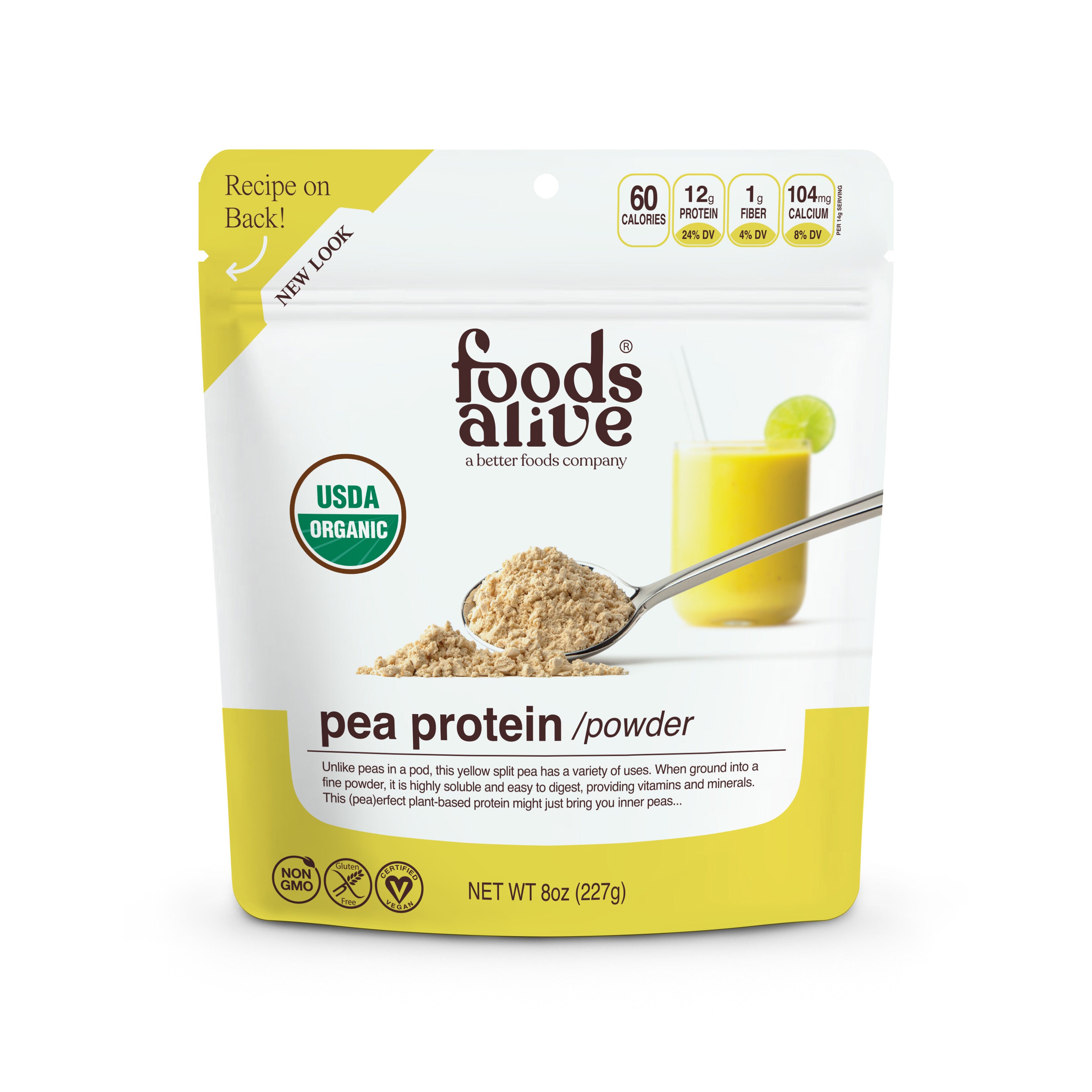 Alive Powder Foods Alive Pea Protein Powder - 8 OZ 6 Pack – StockUpExpress