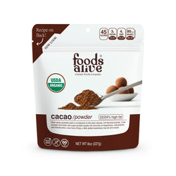 Foods Alive Cacao Powder - 8 OZ 6 Pack