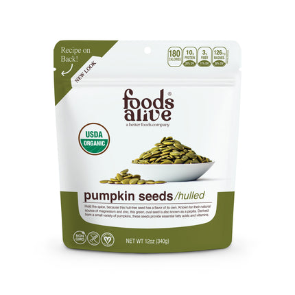 Foods Alive Pumpkin Seeds - 12 OZ 6 Pack