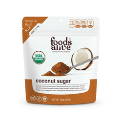 Foods Alive Coconut Sugar - 14 OZ 6 Pack