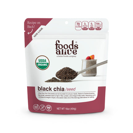 Foods Alive Chia Seeds - 16 OZ 6 Pack