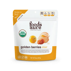Foods Alive Golden Berries - 8 OZ 6 Pack