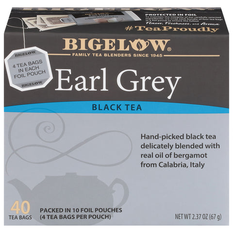 Bigelow Earl Grey Black Tea 40 CT