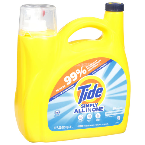 Tide Simply All in One Refreshing Breeze Detergent 117 fl oz