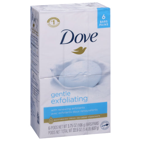 Dove Gentle Exfoliating Bar Soap 22.5 OZ