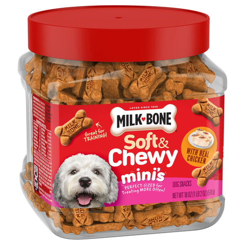 Milkbones Soft And Chewy Minis Dog Treats 18 OZ