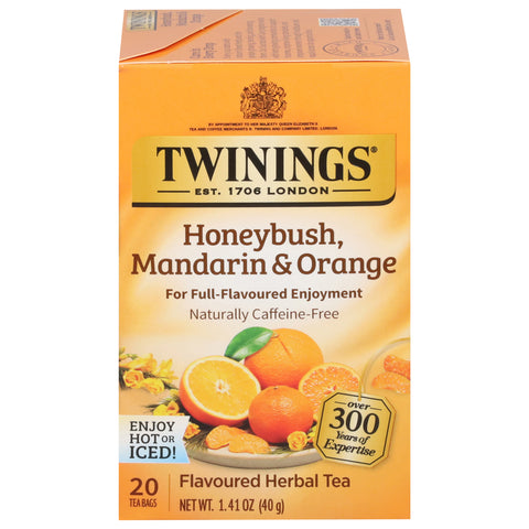 Twinings Honeybush, Mandarin & Orange Herbal Tea 20 CT