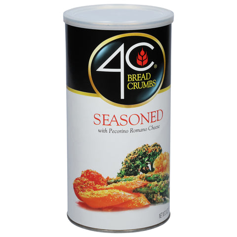 4C Bread Crumbs Canister Seasoned 24 OZ