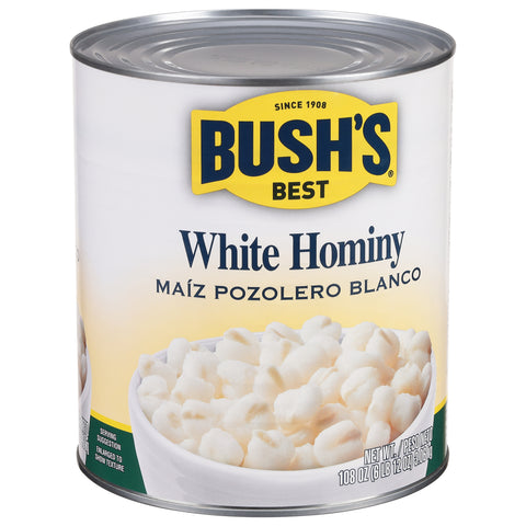 Bush's White Hominy 108 OZ