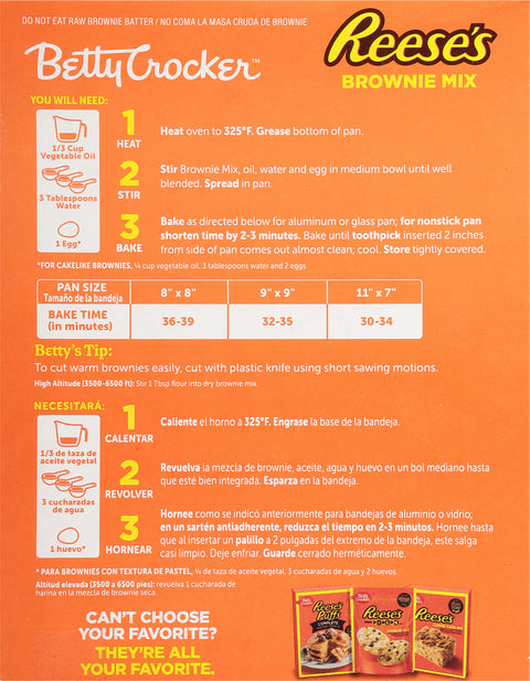 Betty Crocker Reese"s Brownie Mix 16 OZ