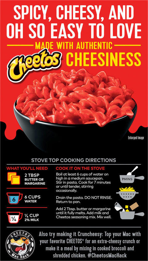 Cheetos Flamin' Hot Mac 'N Cheese 5.6 OZ