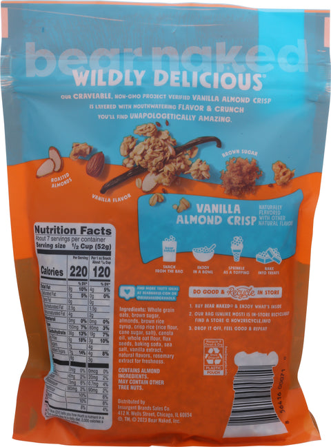Bear Naked Low Sugar Almond Granola 12 OZ