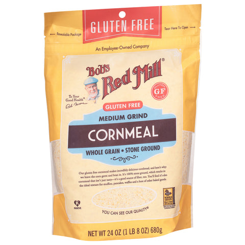Bob's Red Mill Gluten Free Medium Grind Cornmeal 24 OZ