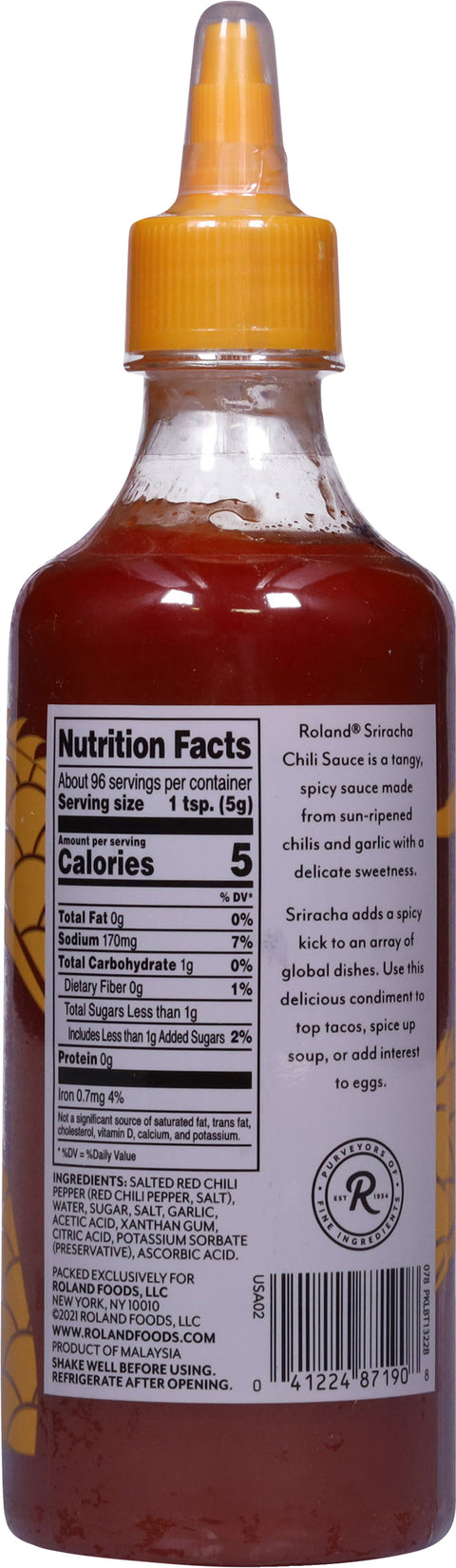 Roland Sriracha Sauce 17 OZ