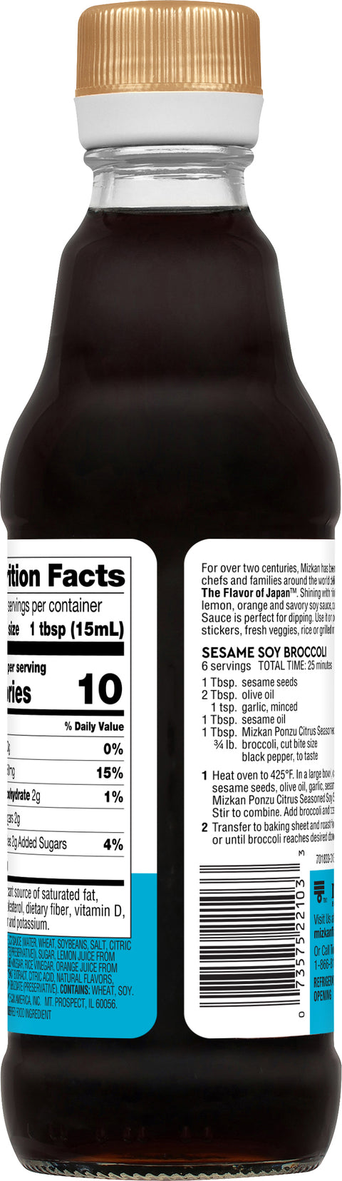 Mizkan Ponzu Citrus Seasoned Soy Sauce 12 FZ