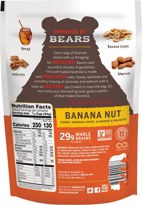 Bear Naked Banana Nut Granola 12 OZ