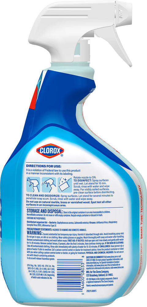 Clorox Spray Trigger Disinfecting Bathroom 30 FZ