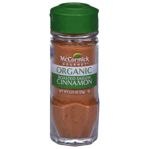 McCormick Gourmet Organic Roasted Saigon Cinnamon - 1.25 OZ 3 Pack
