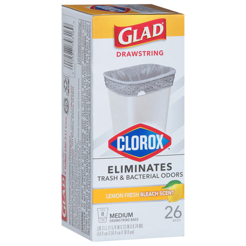 Glad Medium Kitchen Garbage Bags 26 CT