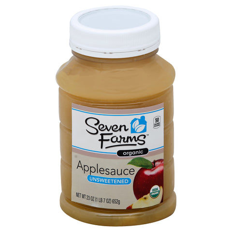 Seven Farms Applesauce 23 oz - 12 Pack