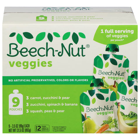 Beech-Nut Veggies Stage 2 Variety Pack 31.5 OZ