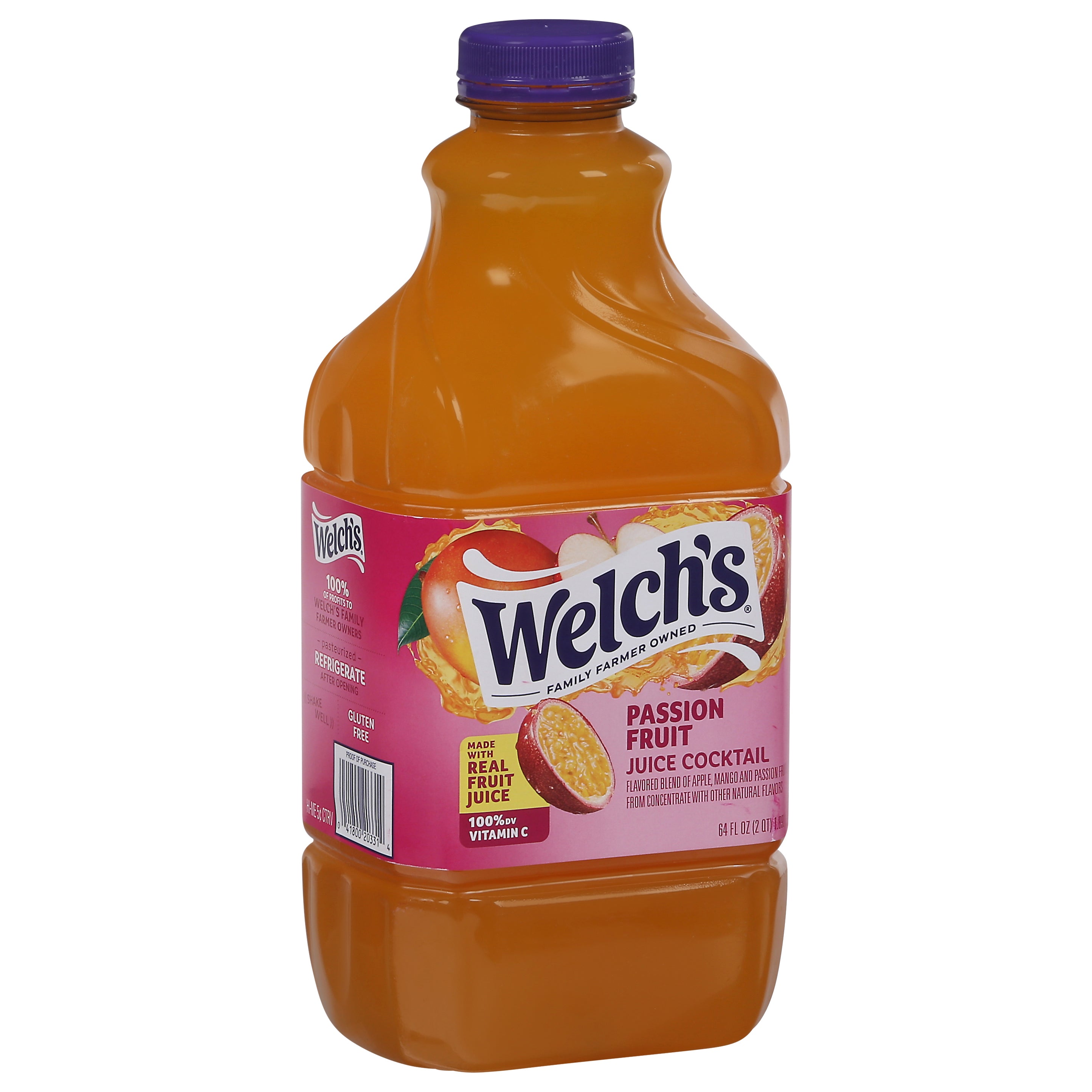 Welch's Passion Fruit Cocktail Juice Blend - 64 OZ 6 Pack