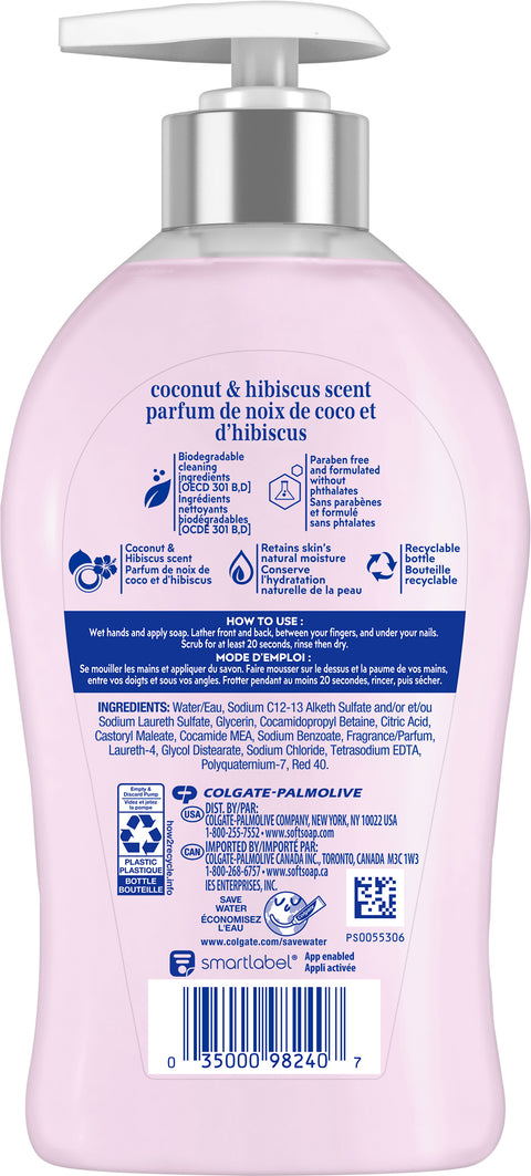 Softsoap Coconut & Hibiscus Liquid Hand Soap 11.25 FZ