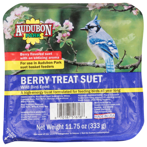 Audubon Park Suet Berry Treat 11.75 OZ