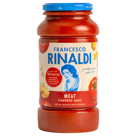 Francesco Rinaldi Pasta Sauce Traditional Meat Flavored 23.5 OZ