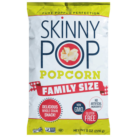SkinnyPop Popcorn Family Size 8 lb - 6 Pack