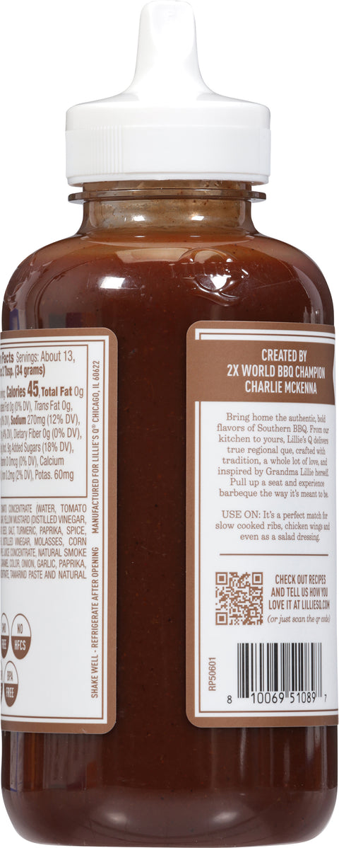 Lillie's Q No. 22 Smoky Barbeque Sauce 15.3 oz