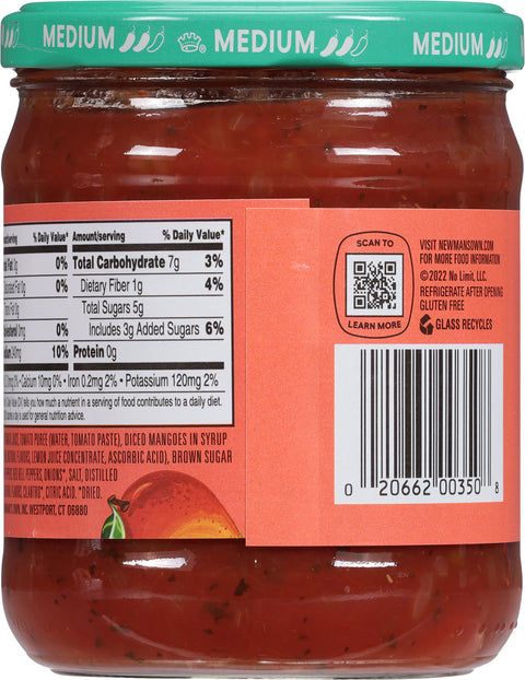 Newman's Own Medium Chunky Mango Salsa 16 OZ