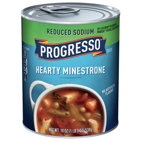 Progresso Soup 50% Less Sodium Minestrone 19 OZ