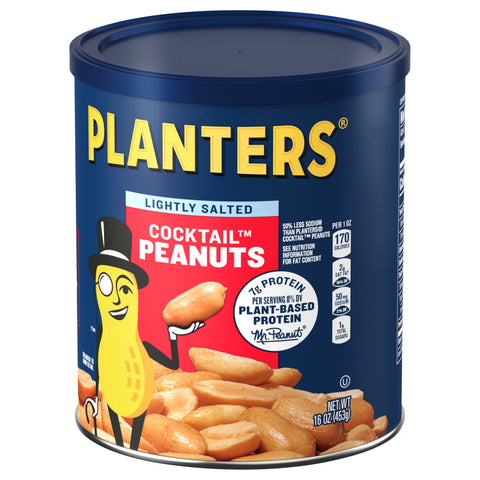 Planter's Cocktail Peanuts Lightly Salted 16 OZ