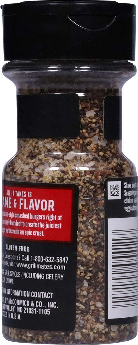 Mccormick Grill Mates Smash Seasoning Classic 2.85 OZ