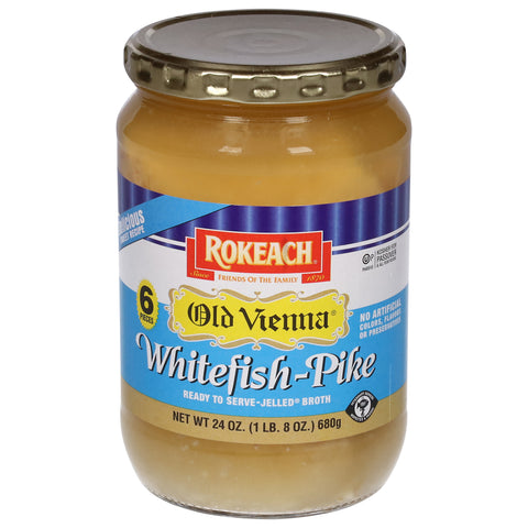 Rokeach Old Vienna Whitefish-Pike Jellied 6 Piece 24 OZ