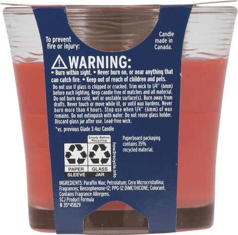 Glade Apple Cinnamon Candle 1 ea