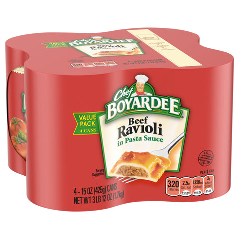 Chef Boyardee Beef Ravioli 60 OZ