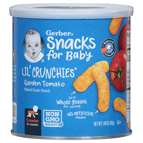 Gerber Graduates Lil Crunchies Garden Tomato 1.48 OZ