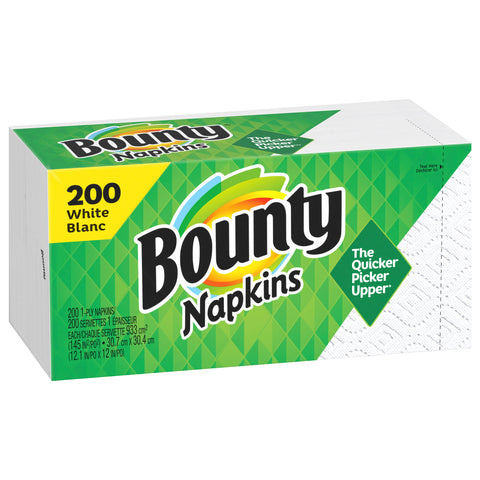 Bounty Napkins White 200 CT