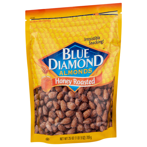 Blue Diamond Honey Roasted Almonds 25 OZ