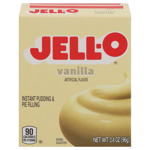 Jell-O Mix Pudding Instant Vanilla - 3.4 OZ 24 Pack