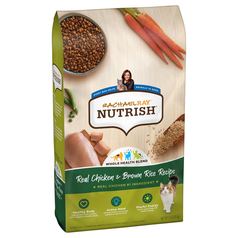 Rachael Ray Nutrish Chicken And Brown Rice Cat Food 3 LB
