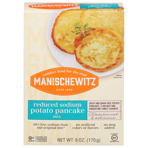 Manischewitz Reduced Sodium Potato Pancake Mix 6 OZ