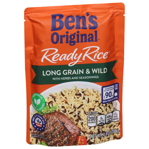 Ben's Original Long Grain & Wild Ready Rice 8.8 OZ