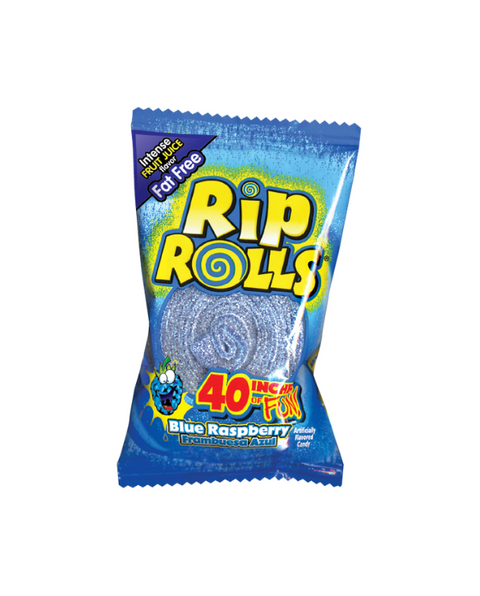 Rip Rolls Blue Raspberry - 1.4 OZ 36 Pack